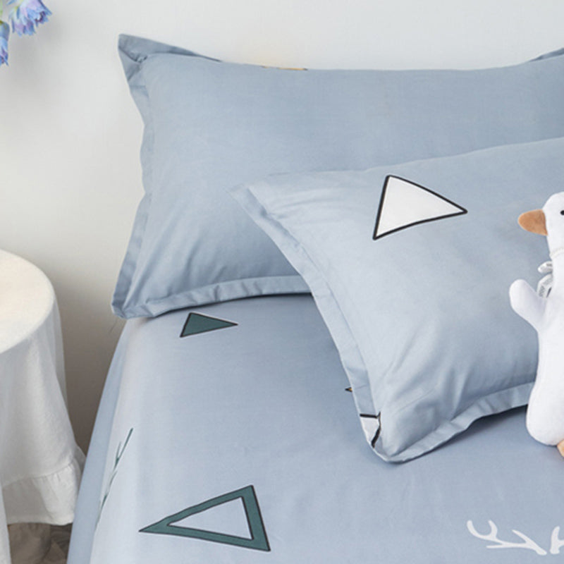 Cartoon Printed Bed Sheet Polyester Twill Non-Pilling Fade Resistant Sheet