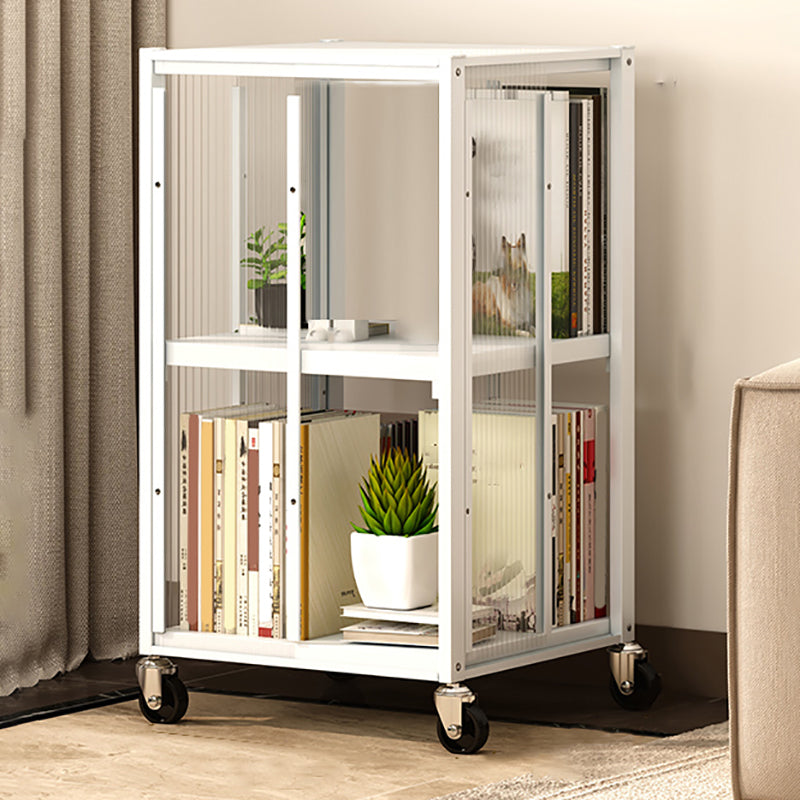 Standard Bookshelf Engineered Wood Scandinavian Open Back with Shelves