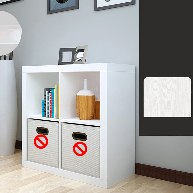 Standard Open Back Bookcase Engineered Wood Scandinavian Bookshelf (Drawers not Included)