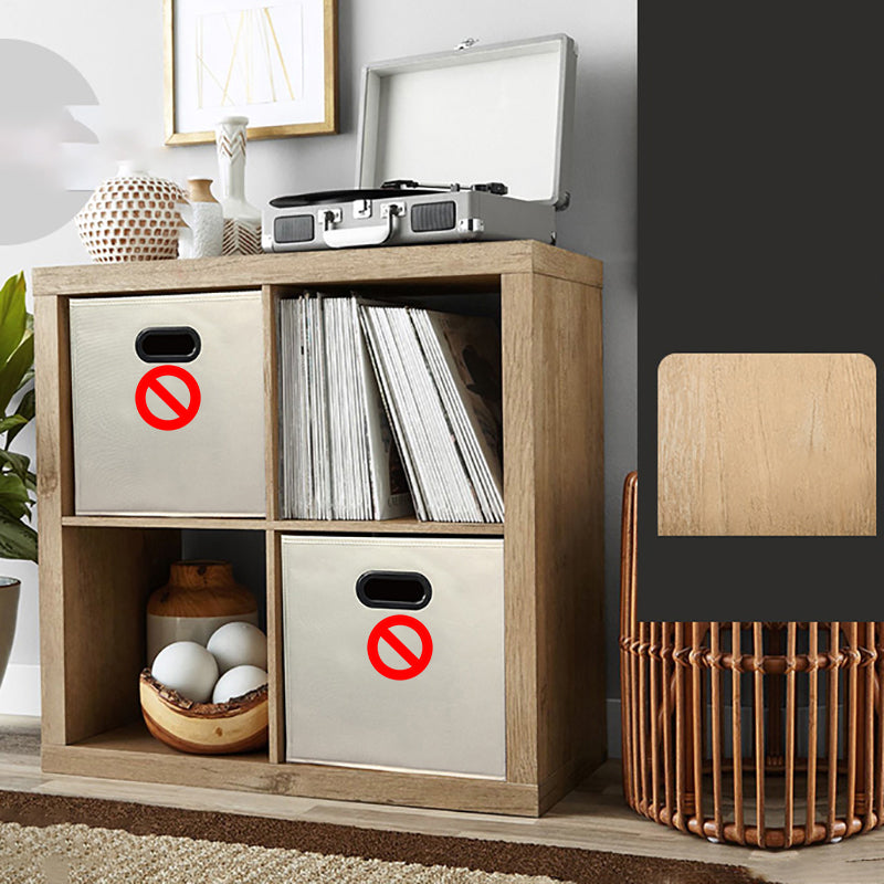 Standard Open Back Bookcase Engineered Wood Scandinavian Bookshelf (Drawers not Included)