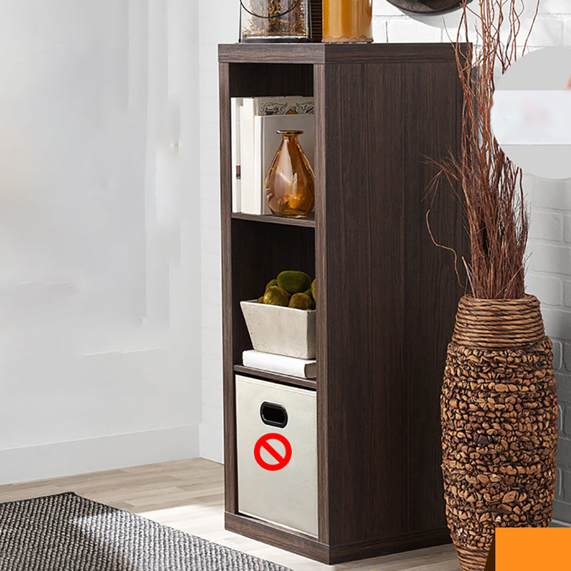 Standard Open Back Bookcase Engineered Wood Scandinavian Bookshelf (Drawers not Included)