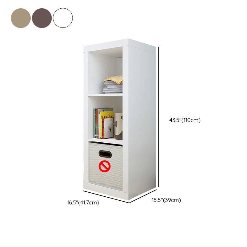 Standard Open Back Bookcase Engineered Wood Scandinavian Bookshelf (Drawers not Included)