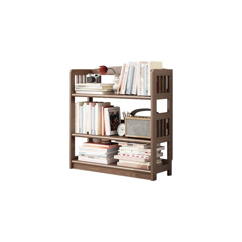 Scandinavian Style Open Back Bookshelf Standard Wooden Bookcase for Study Room