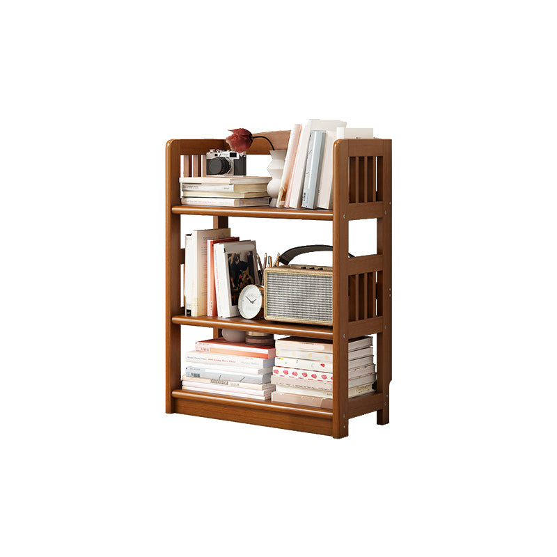 Scandinavian Style Open Back Bookshelf Standard Wooden Bookcase for Study Room