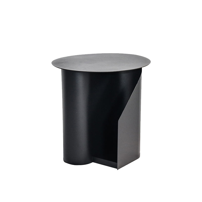 Glam Open Storage Accent Table Nightstand Antique Finish Bed Nightstand