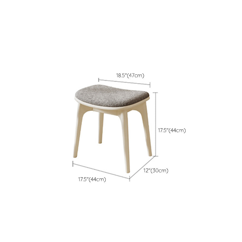Glass Top Makeup Vanity Desk Storage Dressing Table Stool Set with Drawer