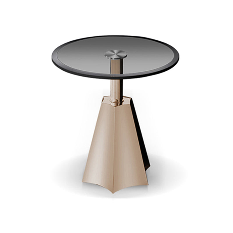 Black Glass Top Bunching Tables Abstract Coffee Cocktail Table