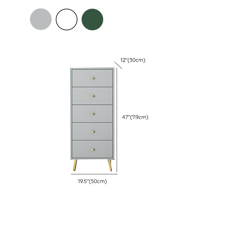 Wood Glam Lingerie Chest Vertical Soft-Close Drawers Storage Chest