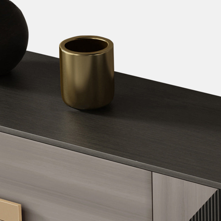 Glam Horizontal Storage Chest Wood Soft-Close Drawers Double Chest