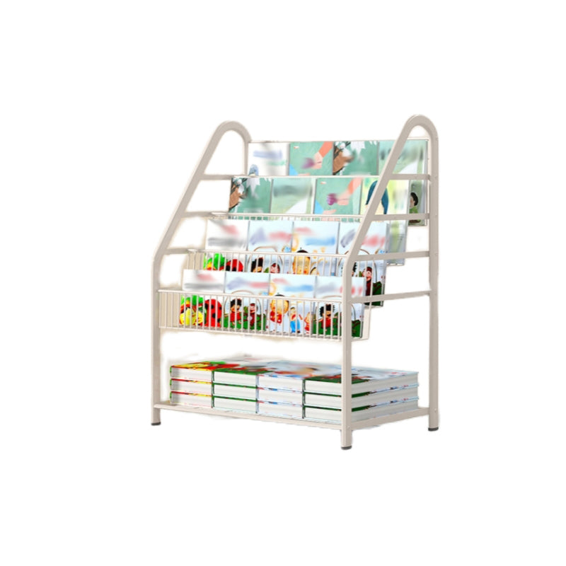 Metal Closed Back Standard Bookshelf Shelves Included Bookcase for Study Room