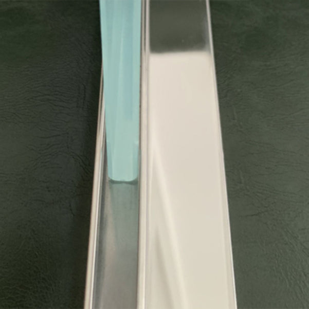 Simple Bathroom Tempered Glass Bath Screen, Frameless Fixed Partition Screen