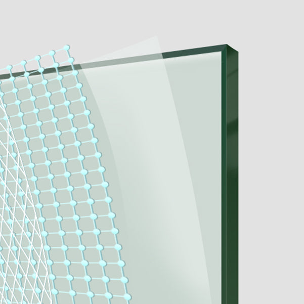 Simple Bathroom Tempered Glass Bath Screen, Frameless Fixed Partition Screen