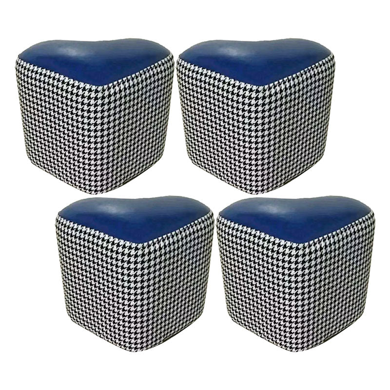 Fabric Standard Stool Modern Style Simple Heart-shaped Stool