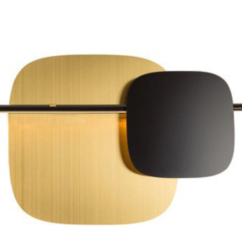 Contemporary LED Kitchen Island Lighting Metal Pendant Ceiling in Black & Gold