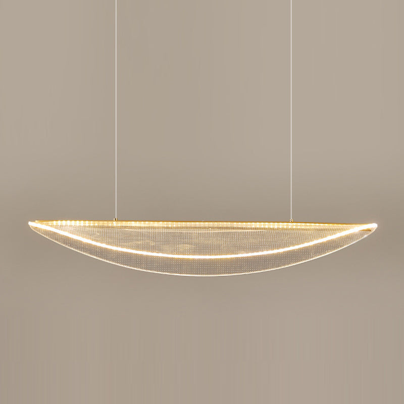 Clear Acrylic LED Pendant Ceiling Modernism Unique Kitchen Island Lighting