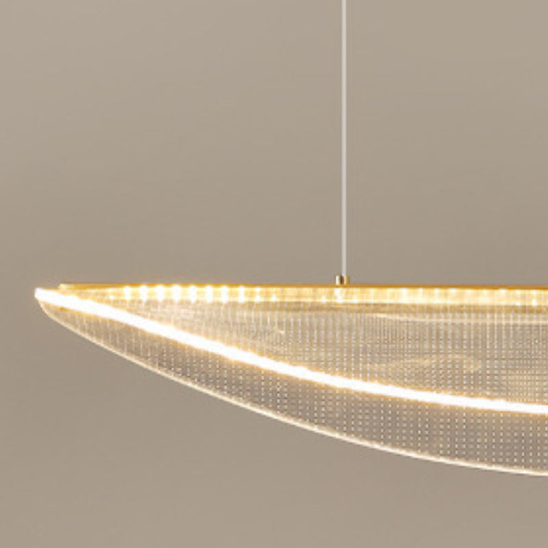 Clear Acrylic LED Pendant Ceiling Modernism Unique Kitchen Island Lighting