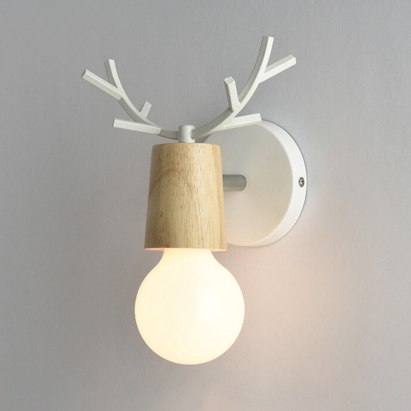 Modern Wall Light Fixture Minimalist Wooden Wall Light Sconce for Bedroom