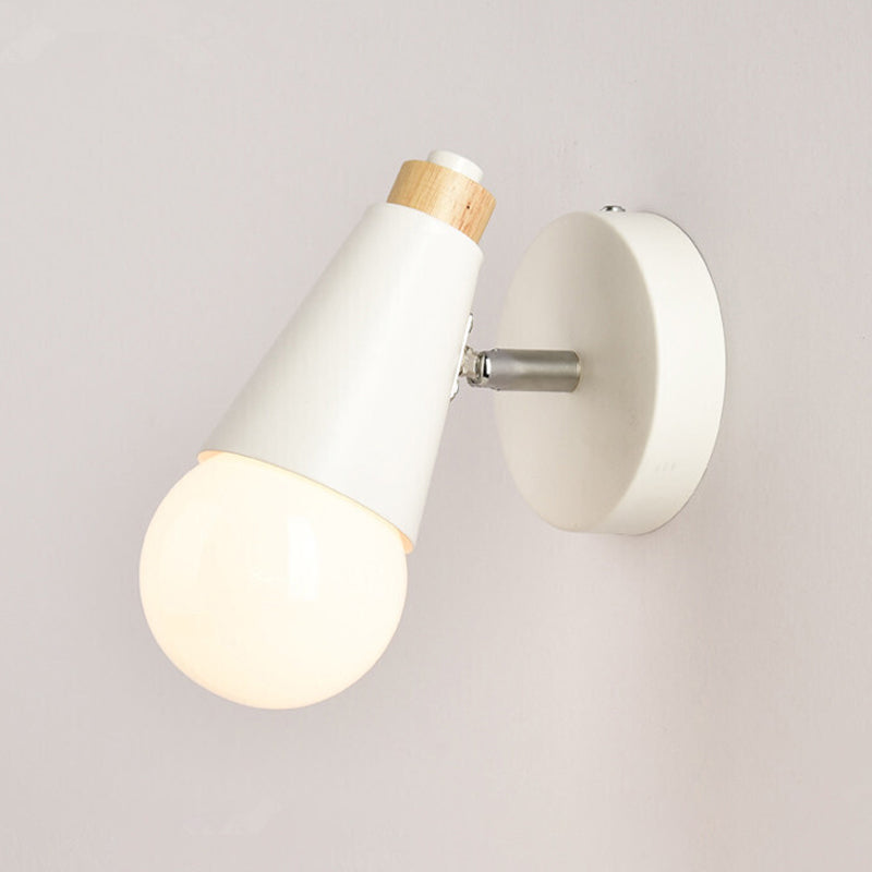 Modern Wall Light Fixture Minimalist Wooden Wall Light Sconce for Bedroom