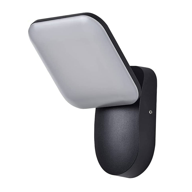 Geometric Shape Wall Lamp Modern Style Metal 1 Light Wall Light in White/Black