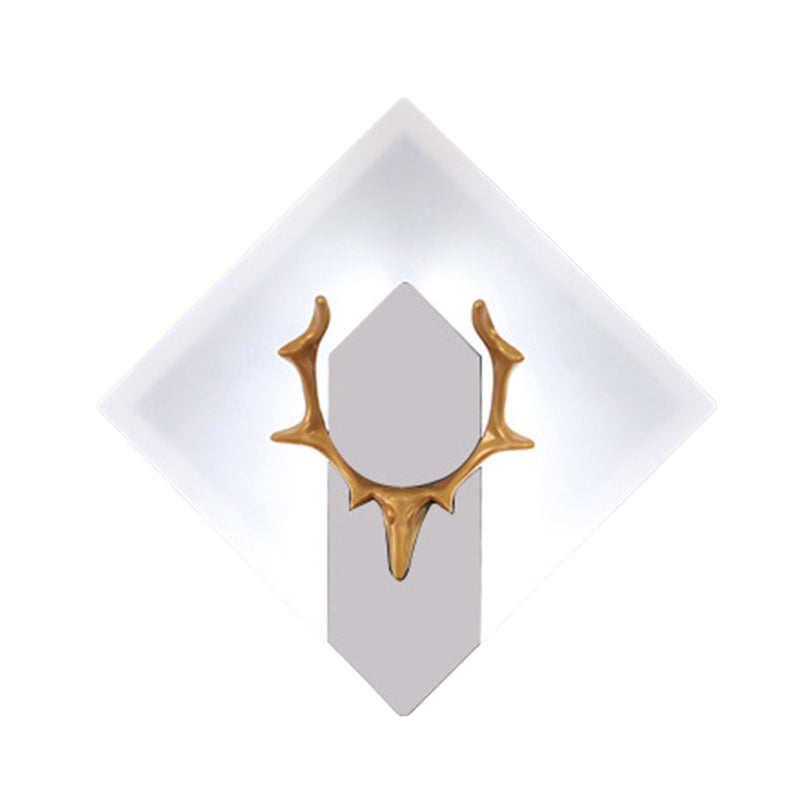 1 Light Unique Shape Wall Mounted Light Modern Sconce Light Fixture