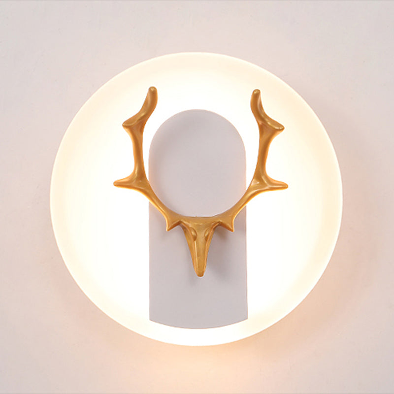 1 Light Unique Shape Wall Mounted Light Modern Sconce Light Fixture