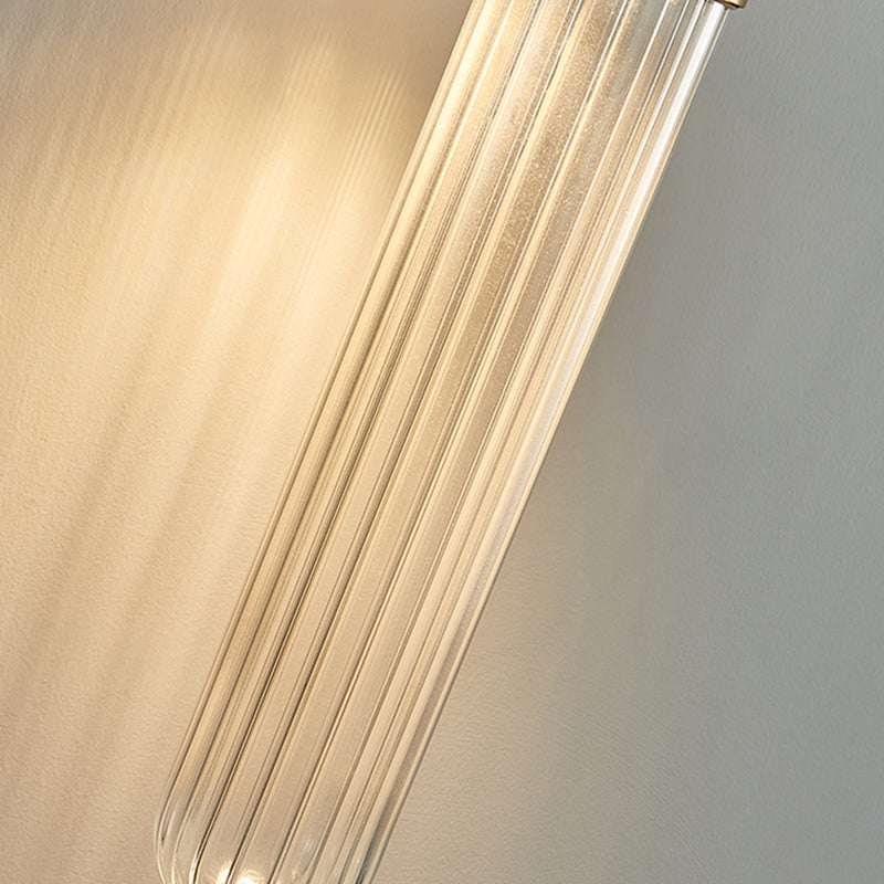 Modern Style Cylinder Vanity Light 2 Lights Metal Vanity Lamp for Shower Room