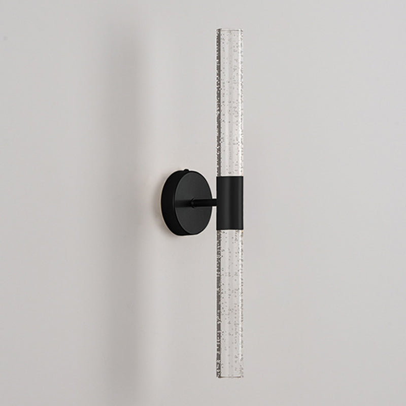 Modern Style Vanity Light Cylinder Shape 2 Lights Vanity Lamp for Shower Room