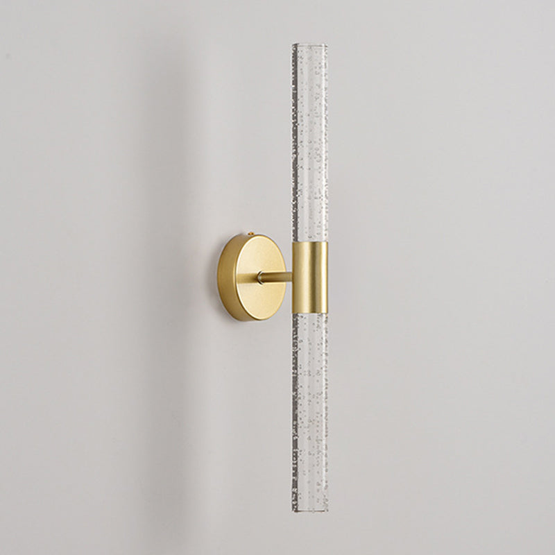 Modern Style Vanity Light Cylinder Shape 2 Lights Vanity Lamp for Shower Room