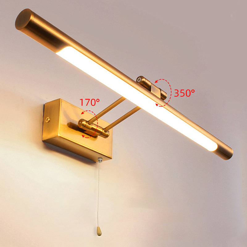 Black/Golden Vanity Lighting Modernism LED Bath Bar Light for Bathroom