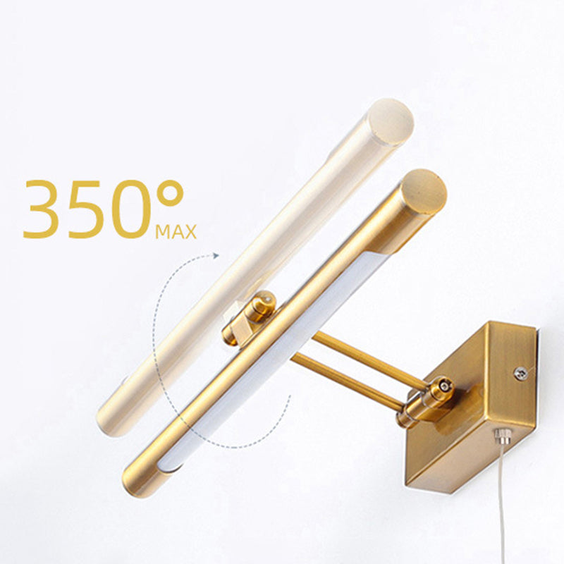 Black/Golden Vanity Lighting Modernism LED Bath Bar Light for Bathroom