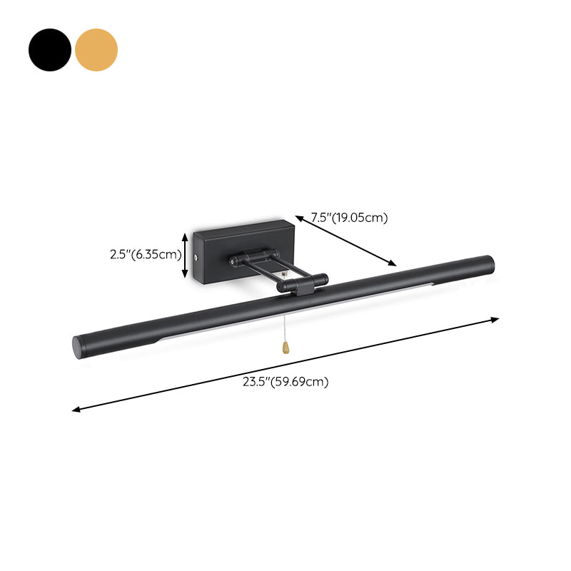 Black/Golden Vanity Lighting Modernism LED Bath Bar Light for Bathroom