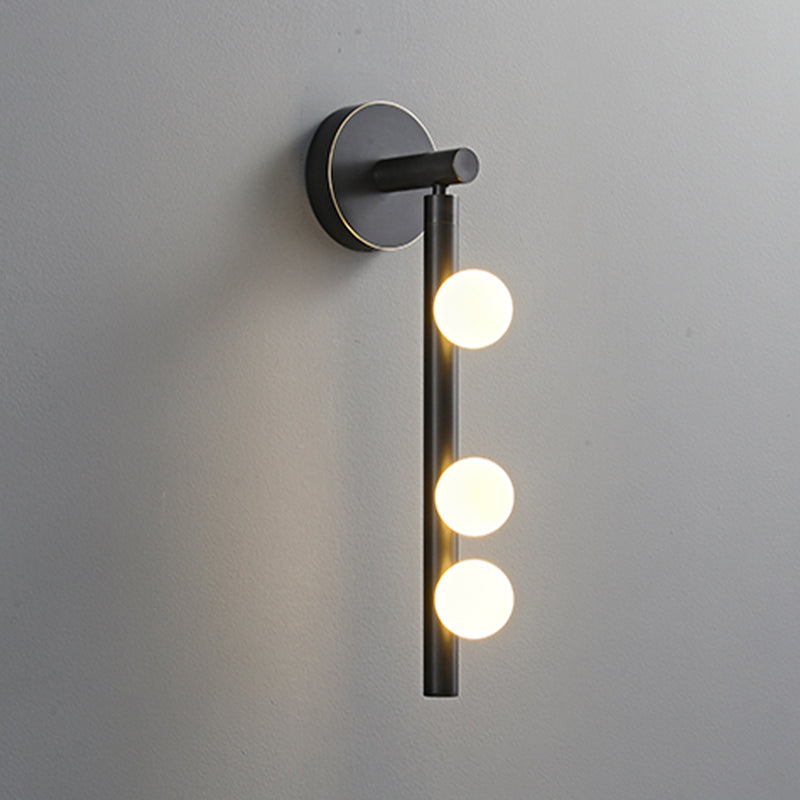 Nordic Style Vanity Light Globe Shape Glass Vanity Lamp for Shower Room