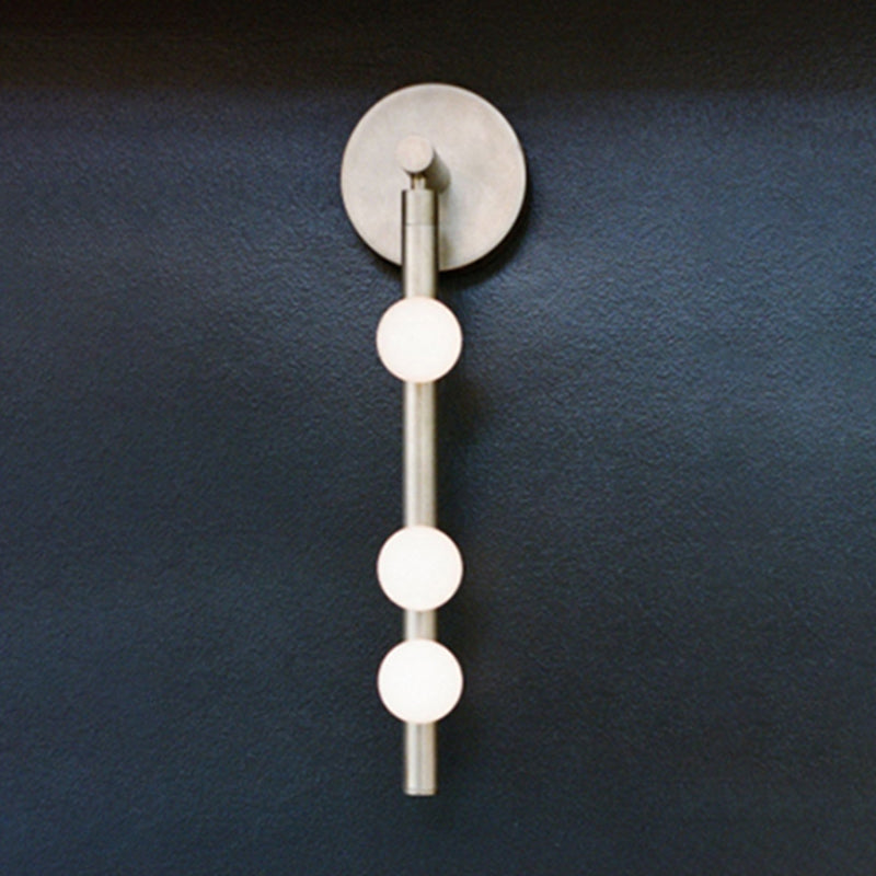 Nordic Style Vanity Light Globe Shape Glass Vanity Lamp for Shower Room