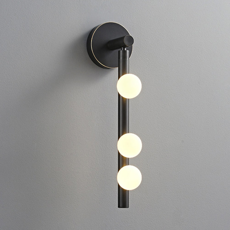 Nordic Style Vanity Light Globe Shape Glass Vanity Lamp for Shower Room