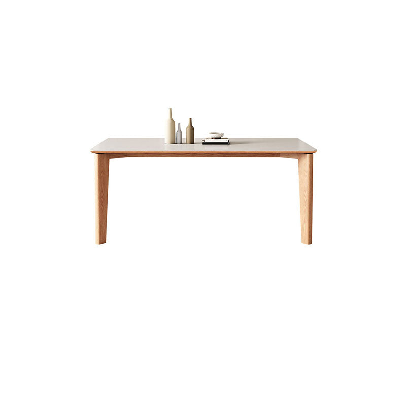 Modern 4 Legs Dining Table Rectangle Dining Table for Kitchen