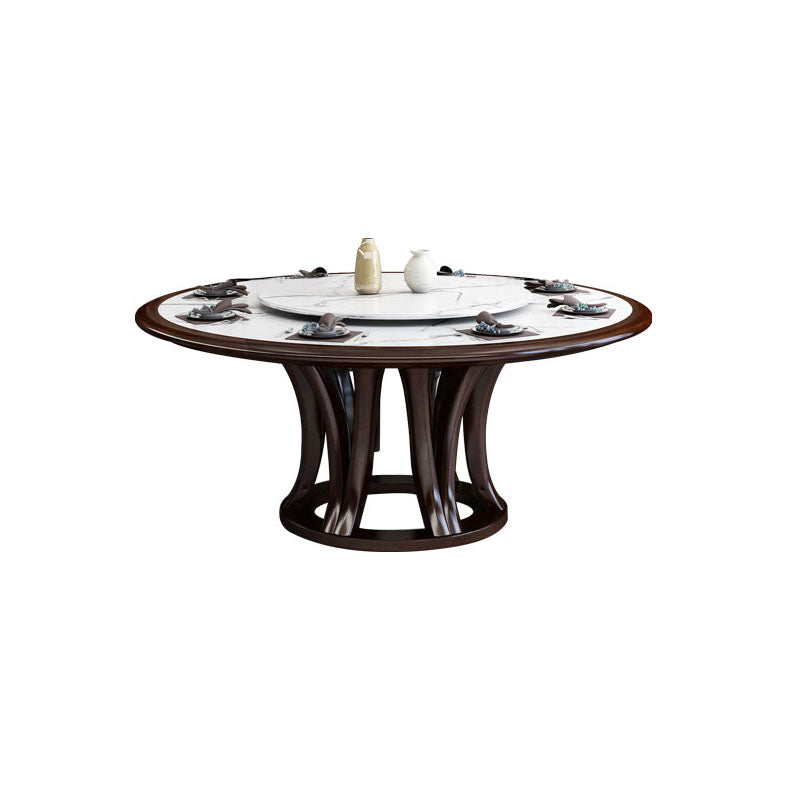 Pedestal Dining Table Convertible Dining Table for Dining Room