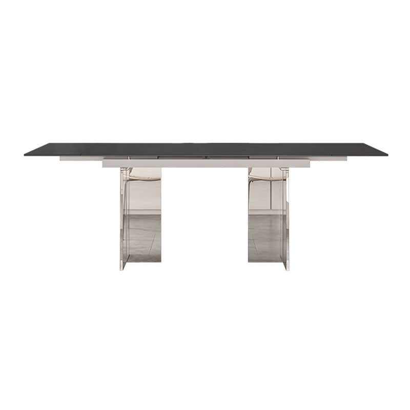 Modern 1/4/5/7 Pieces Furniture Space-Saving Design Rectangle Stone Dining Set