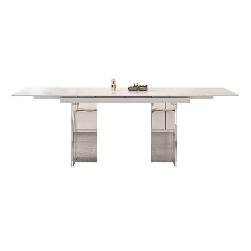 Modern 1/4/5/7 Pieces Furniture Space-Saving Design Rectangle Stone Dining Set