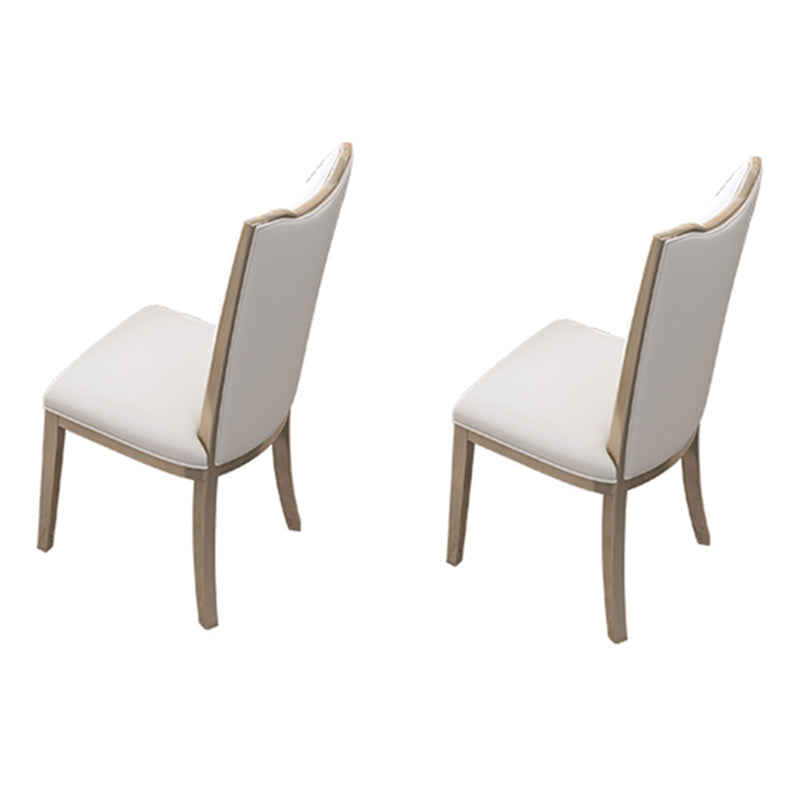 Nordic 1/2/5/7 Pieces Furniture Round Stone Dining Table Set in White