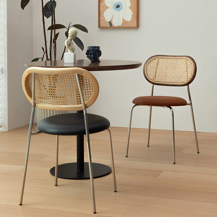 Contemporary Home Side Chair King Louis Back Metal Dining Room Chair