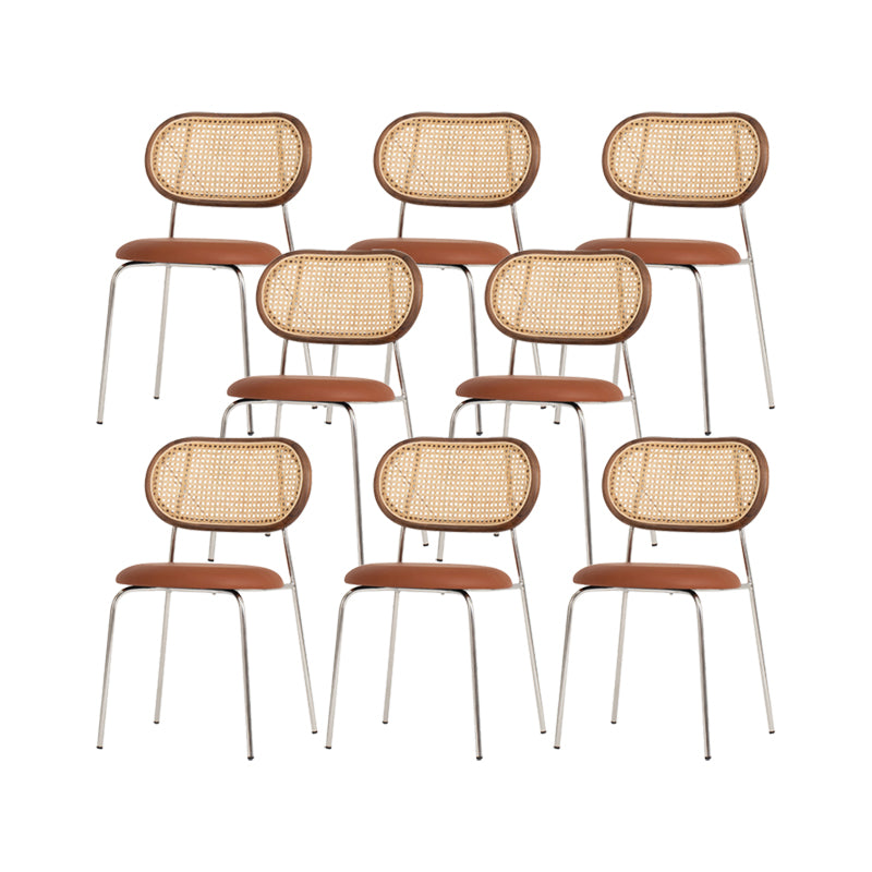 Contemporary Home Side Chair King Louis Back Metal Dining Room Chair