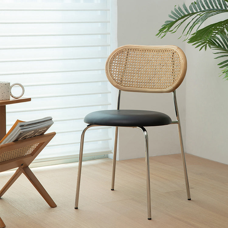 Contemporary Home Side Chair King Louis Back Metal Dining Room Chair