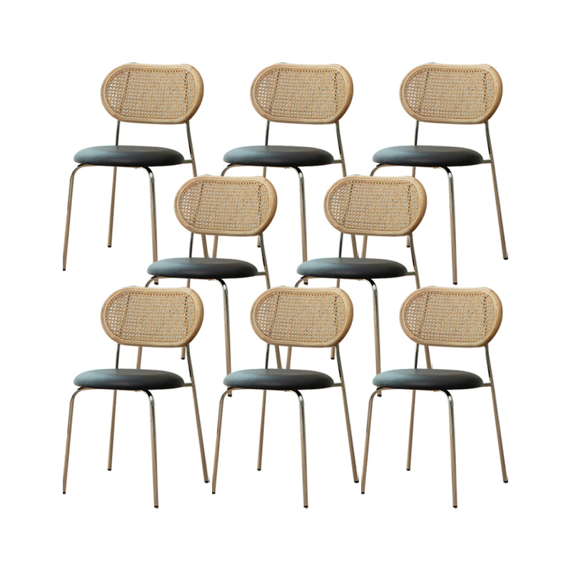 Contemporary Home Side Chair King Louis Back Metal Dining Room Chair