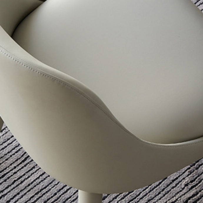 Dining Room Upholstered Parsons Chair Faux Leather Dining Chair