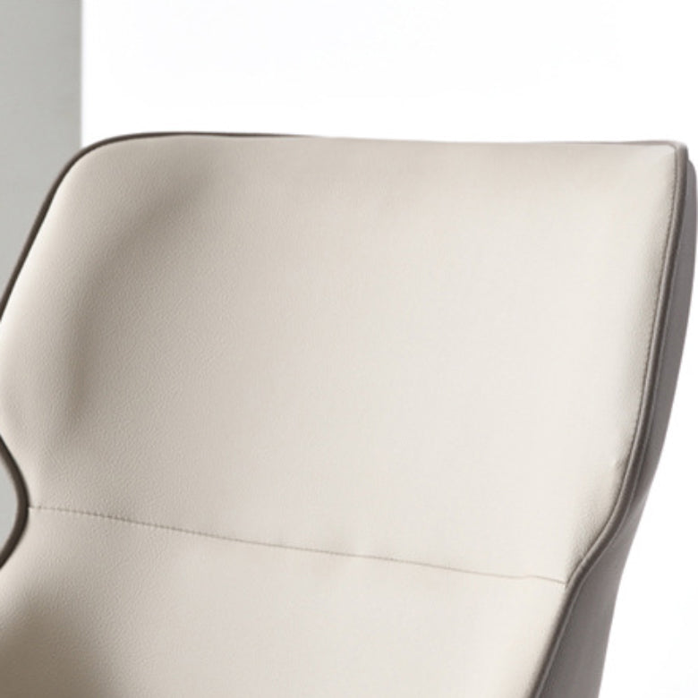 Dining Room Upholstered Chair Home Wingback Faux Leather Dining Chair