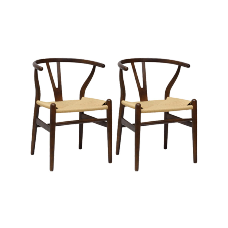 Dining Room Armless Dining Chair Home Wood Parsons Dining Chair