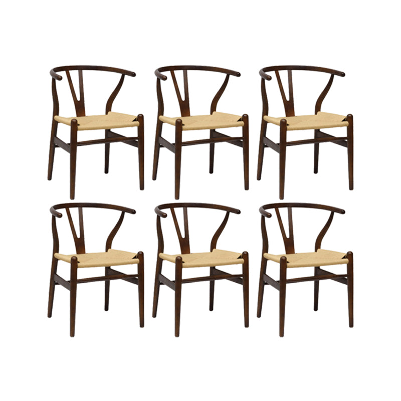 Dining Room Armless Dining Chair Home Wood Parsons Dining Chair