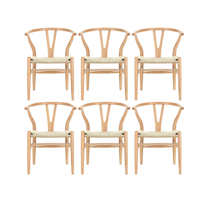 Dining Room Armless Dining Chair Home Wood Parsons Dining Chair