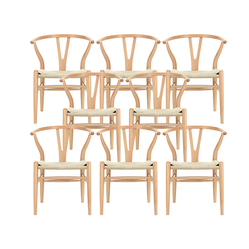 Dining Room Armless Dining Chair Home Wood Parsons Dining Chair
