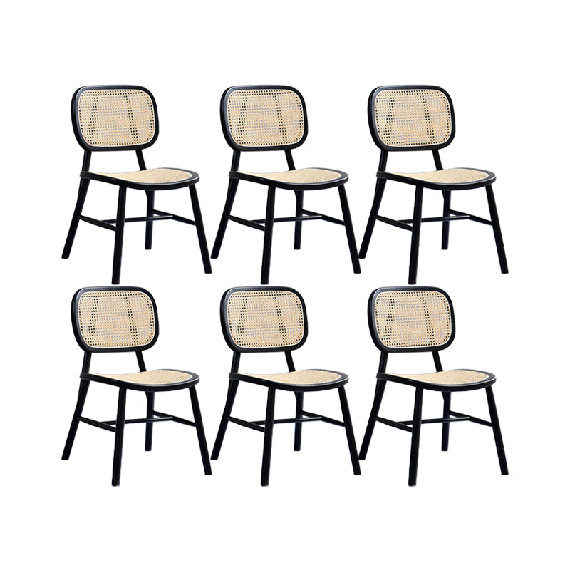 Dining Room Armless Dining Chair Home Contemporary Wood Dining Chair